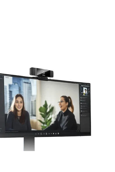 Hoco. D100 1080P 2MP Mikrofonlu USB Web Kamera - Siyah - Resim 5