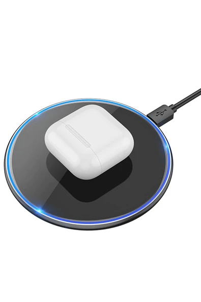 Hoco. CW6 Pro Easy 15W 1M Kablosuz Magsafe Şarj Cihazı - Siyah - Resim 10