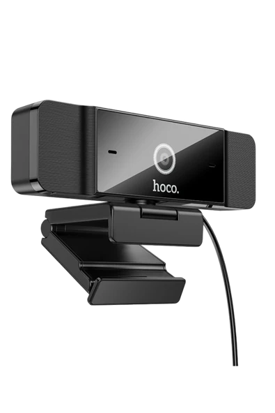 Hoco. D100 1080P 2MP Mikrofonlu USB Web Kamera - Siyah - Resim 7