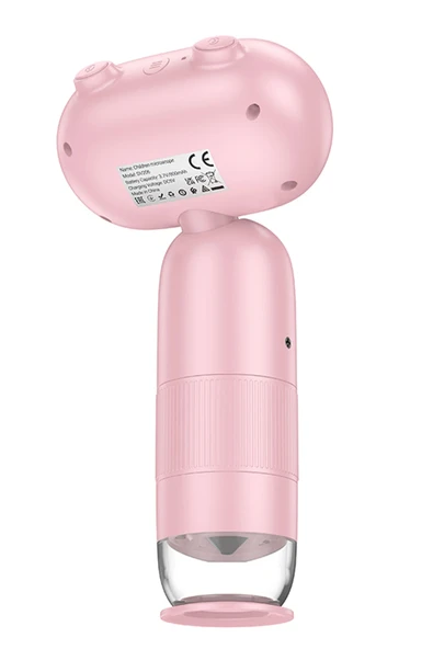 Hoco. DV206 IPS Ekranlı Video Kayıt Özellikli Çocuk Mikroskobu - Pembe - Resim 4