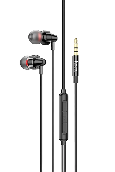 Hoco. M90 Delight 1.2M 3.5mm Dijital Mikrofonlu Kablolu Kulaklık - Siyah ürün görseli 1