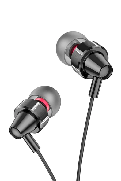 Hoco. M90 Delight 1.2M 3.5mm Dijital Mikrofonlu Kablolu Kulaklık - Siyah - Resim 8