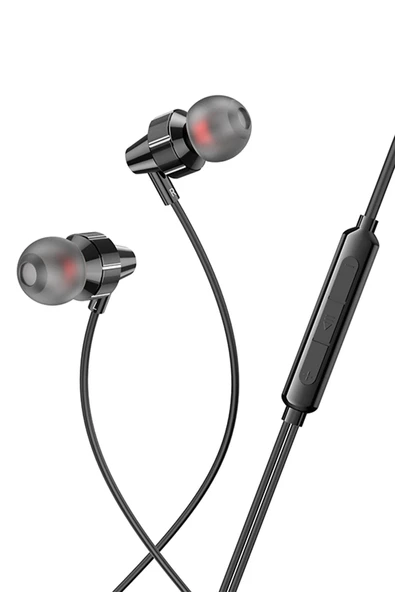 Hoco. M90 Delight 1.2M 3.5mm Dijital Mikrofonlu Kablolu Kulaklık - Siyah - Resim 3