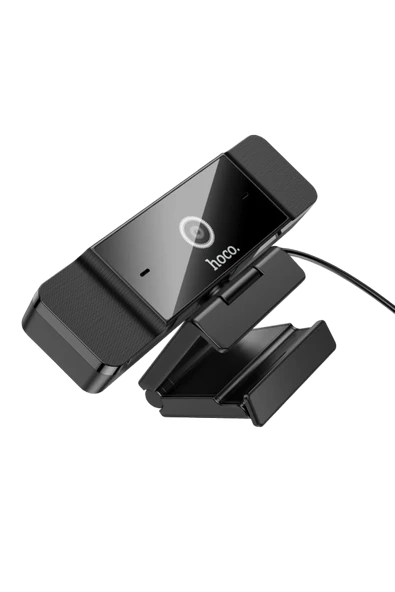 Hoco. D100 1080P 2MP Mikrofonlu USB Web Kamera - Siyah - Resim 9