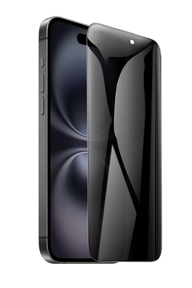 Hoco. Apple iPhone 16 Pro Max Bear Shield Hayalet Cam Ekran Koruyucu - Siyah - Resim 2