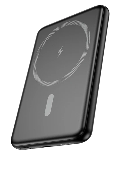 Hoco. J140A Tony 5.000 mAh PD 20W Ultra İnce Magsafe Powerbank - Siyah ürün görseli 1