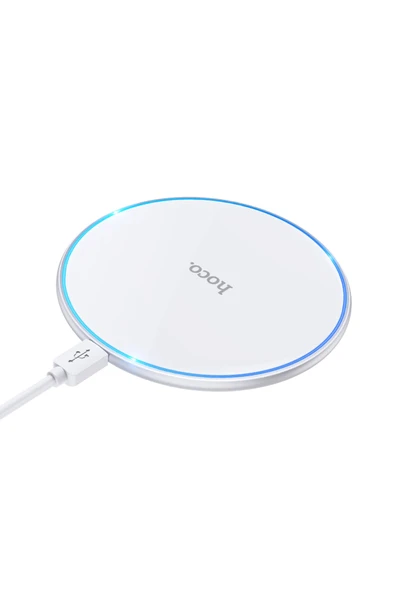 Hoco. CW6 Pro Easy 15W 1M Kablosuz Magsafe Şarj Cihazı - Beyaz - Resim 10