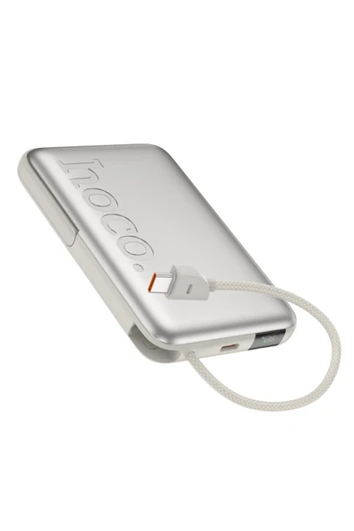 Hoco. Q43 Clever 3in1 10.000 mAh PD 20W Standlı Magsafe Powerbank - Gri - Resim 3