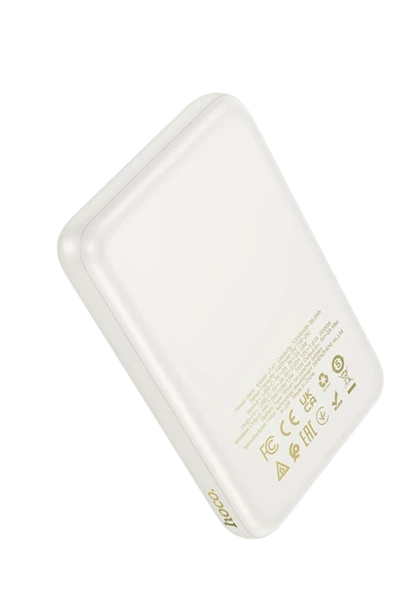 Hoco. J141 Grace 10.000 mAh PD 20W Magsafe Powerbank - Beyaz - Resim 4