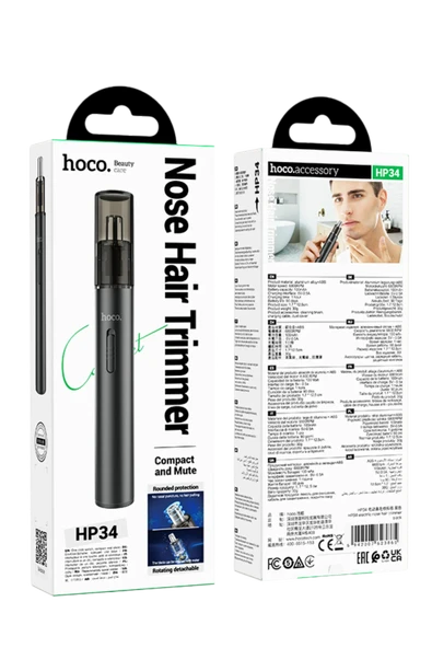 Hoco. HP34 Burun Kılı Düzeltme Aleti - Siyah - Resim 7