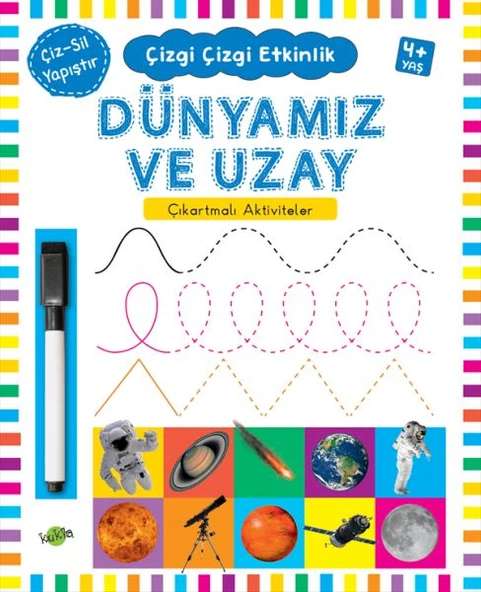 Çizgi Çizgi Etkinlik - Dünyamız ve Uzay (4+ Yaş) ürün görseli