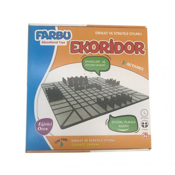 Farbu Oyuncak Ekoridor Ahşap Koridor Labirent Engel Ve Sıkıysa Engelle  Zeka ve Strateji Oyunu