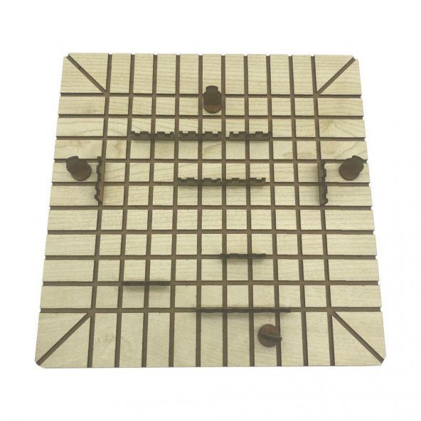 Farbu Oyuncak Ekoridor Ahşap Koridor Labirent Engel Ve Sıkıysa Engelle  Zeka ve Strateji Oyunu - 6