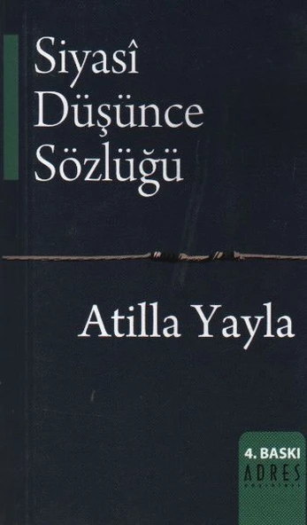 Siyasi Düşünce Sözlüğü ürün görseli 1