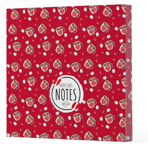 Kahve 9 - Çizgisiz Yan Boyamalı Defter ürün görseli 1