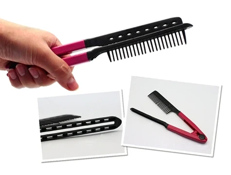 Saç Kabartma Düzleştirme Tarağı New Hair Comb - Resim 2