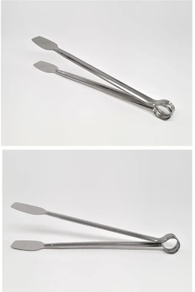 Paslanmaz Mutfak Maşası - 27 Cm Mangal Barbekü Maşası - Resim 2