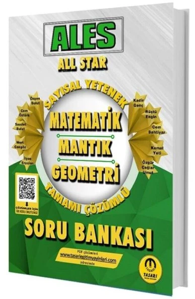 Tasarı Yayınları 2025 ALES All Star Sayısal Yetenek Matematik Mantık Geometri Soru Bankası ürün görseli 1
