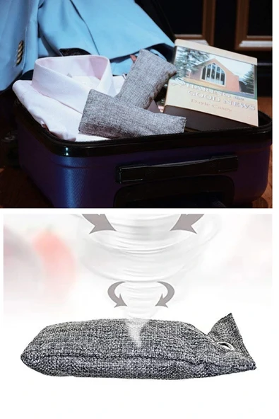 2 Li  Koku Emici Karbon Ayakkabı Koku Giderici  Ev Araba Çekmece Çanta Buzdolabı Mutfak Duman Emici - Resim 5