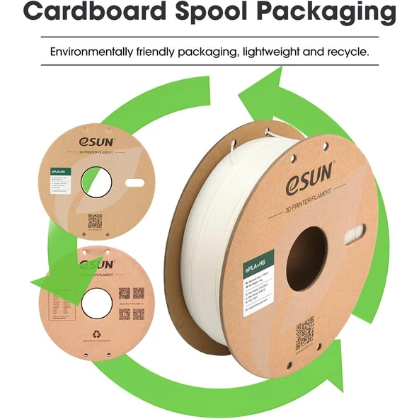 Esun Pla-Hs Beyaz Filament 1.75mm 1Kg - Yüksek Hız Uyumlu Pla+ - Resim 5