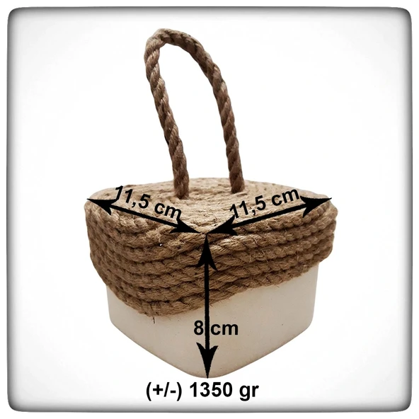 Stoper - Kare Beton Kapı Stoperi Kapı Tutucu Kapı Durdurucu Kapı Tutacağı - Resim 3