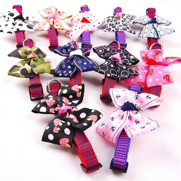 Çıngıraklı Kedi-köpek Papyonu - Resim 3