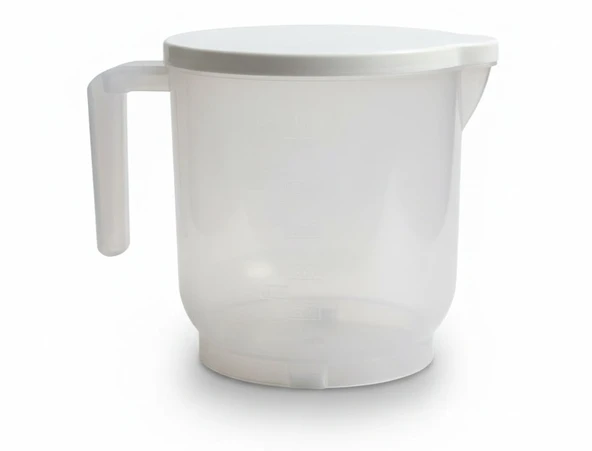 Pratik Mutfak Ölçü Kabı - 2 Litre Dereceli Şeffaf Hazne Bpa Free - Resim 5