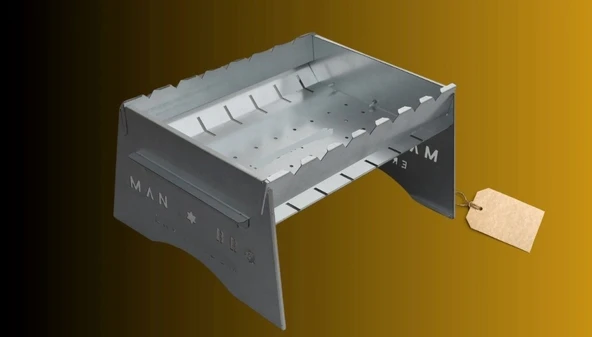 Katlanabilir Mangal - Portatif Katlanabilir Kamp Ve Piknik Mangalı 1 Mm Kalınlık ürün görseli