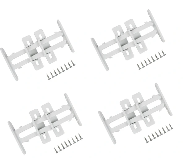 4 Adet Bebek Çocuk Koruma Kilidi - Dolap Çekmece Kilidi Sürgülü Kilit ürün görseli
