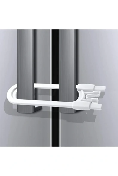 Bebek Çocuk Çekmece Ve Dolap Koruma Raylı Güvenlik Sistemi Emniyet Kilidi ürün görseli