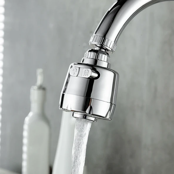 3 Fonksiyonlu  Krom Oynar  Musluk Başlığı - Resim 4