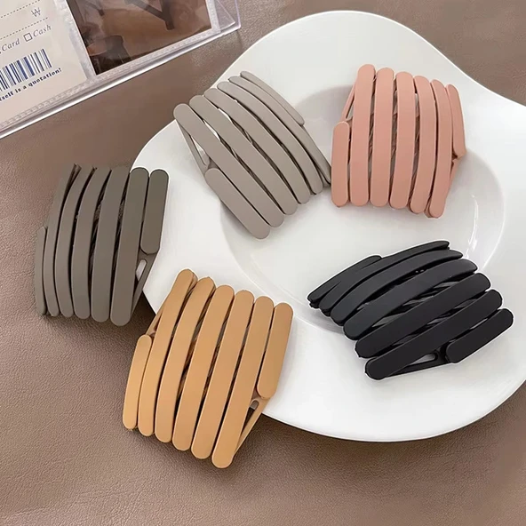 Portatif  Katlanabilir Saç Tacı Saç Tokası - Resim 5