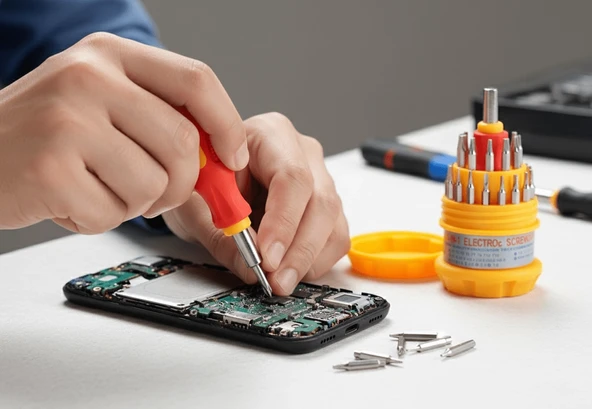 31 Parça Saatçi Ve Telefoncu Onarım Tornavida Seti Hassas Tornavida Seti - Resim 3