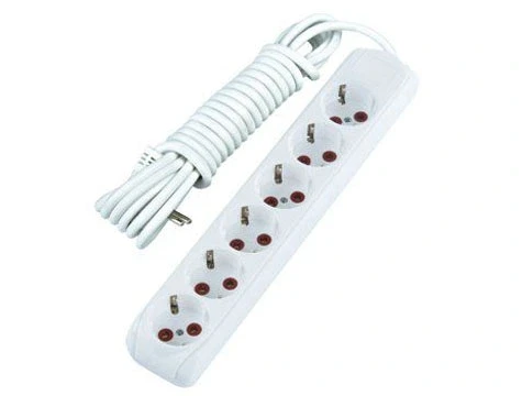 3 Mt. Kablolu 6 Lı Topraklı Grup Priz - Resim 2