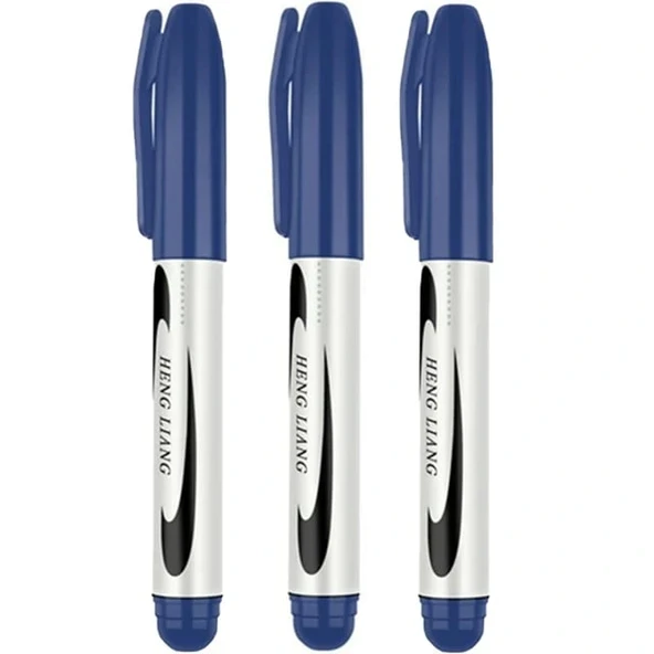 3 Adet Mavi Koli Kalemi - Çuval- Tahta Kalemi ürün görseli