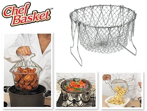 Chef Basket Çok Fonksiyonlu Pratik Süzgeç ürün görseli