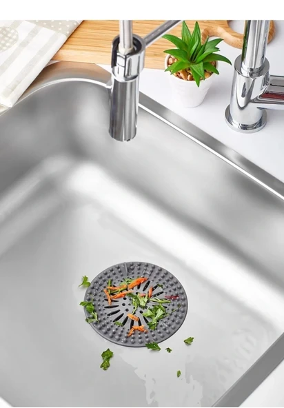 Yuvarlak Süzgeç - Lavabo Süzgeci - Küvet Süzgeci - Resim 2