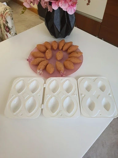 Pratik İçli Köfte - Dolgulu Kurabiye Yapma Aparatı 3 Parça ürün görseli