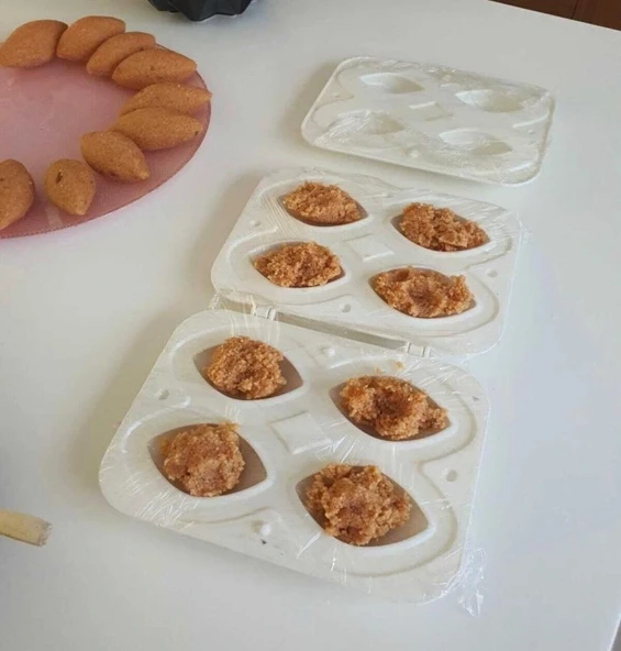 Pratik İçli Köfte - Dolgulu Kurabiye Yapma Aparatı 3 Parça - Resim 3