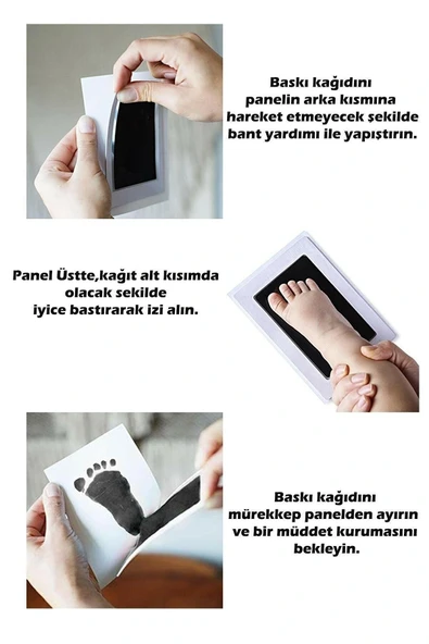 El Ayak İzi Kalıbı Seti - Resim 5