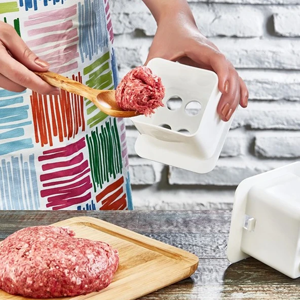 Tekirdağ Köfte Kalıbı - 6 Bölmeli Pratik Tekirdağ Köfte Kalıbı - Resim 2