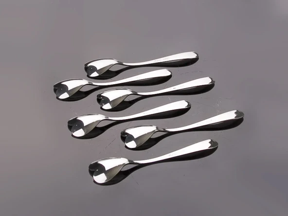 Dondurma Kaşığı - Kalpli (6adet) - Resim 3