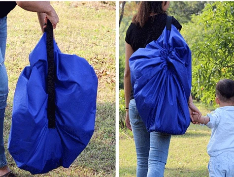 Taşınabilir Büyük Oyuncak Hurcu - Mavi - Resim 5