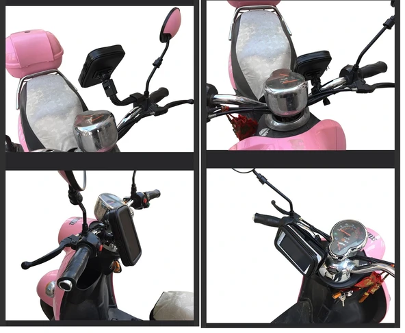 Bisiklet Ve Motosiklet Su Geçirmez Telefon Tutucu 6.2" - Resim 2