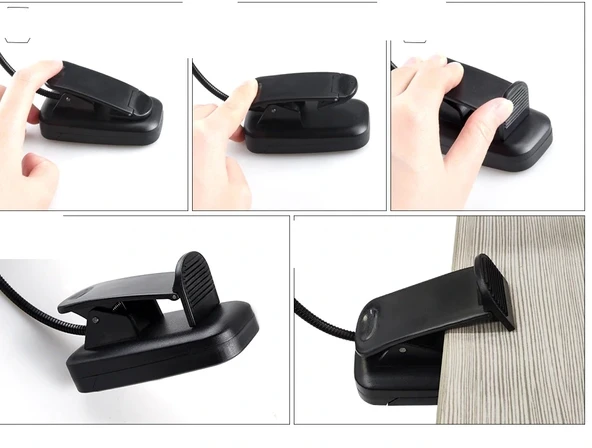 Çok Fonksiyonlu Uzun Ömürlü 5 Led Mandallı Akrobat Lamba - Resim 4