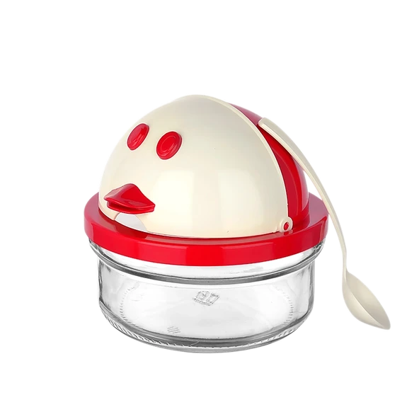 Ördek Figürlü Cam Şekerlik 420 Ml - Resim 3