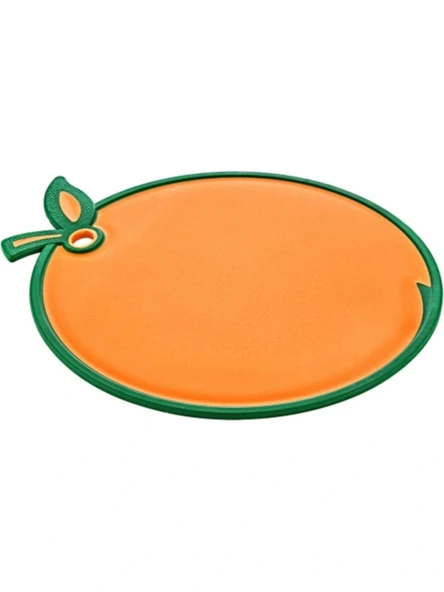 Portakal Figürlü Kaydırmaz Kesme Tahtası Doğrama Panosu - Resim 5