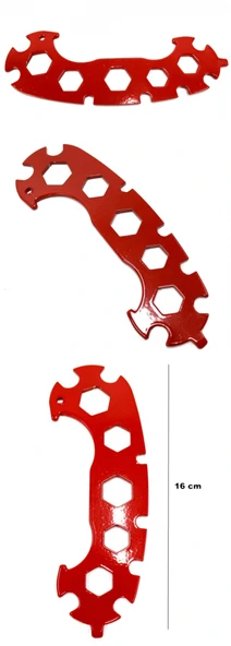 Bisiklet Tamir Anahtarı (06mm-17mm) - 15 İn 1 - Resim 4