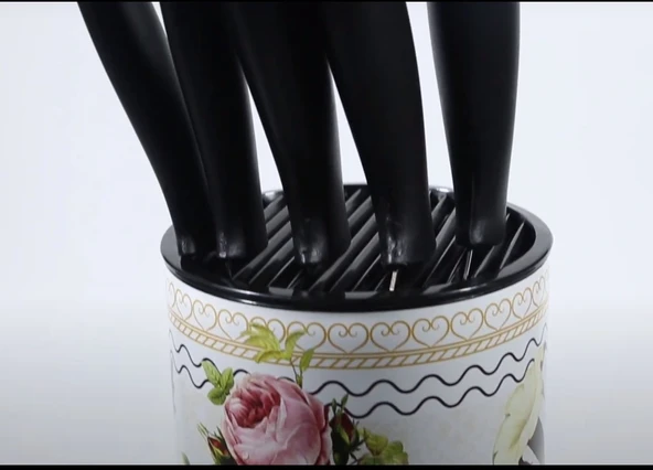 6 Parça Stantlı Şef Bıçak Seti ürün görseli