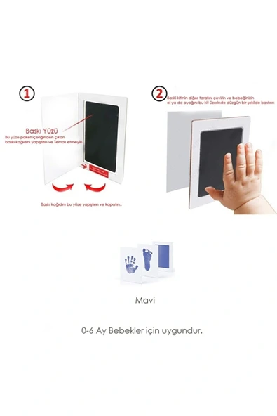 El Ayak İzi Kalıbı Seti ürün görseli